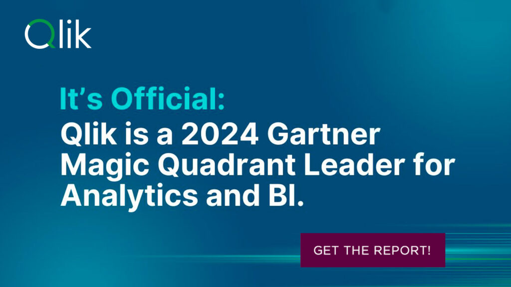 Qlik a Leader in the 2024 Gartner Magic Quadrant for Data Analytics and Business Intelligence